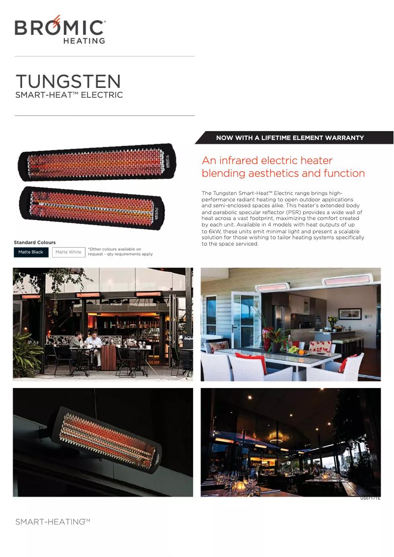 Page 1 de la notice Fiche technique Bromic Smart-Heat BH0420034