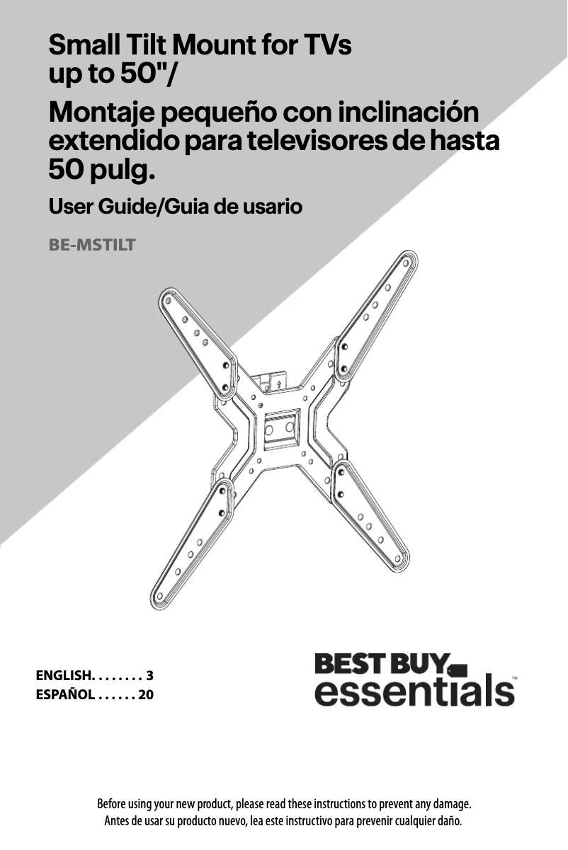 Page n°1 - Manuel utilisateur Best Buy BE-MSTILT