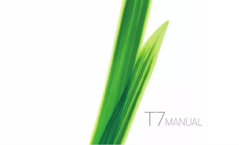 Page 1 de la notice Manuel utilisateur iRiver T7