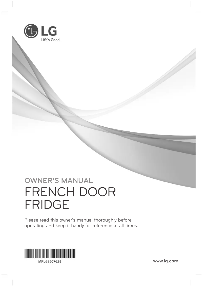 Image de la première page du manuel de l'appareil GF-AD701SL