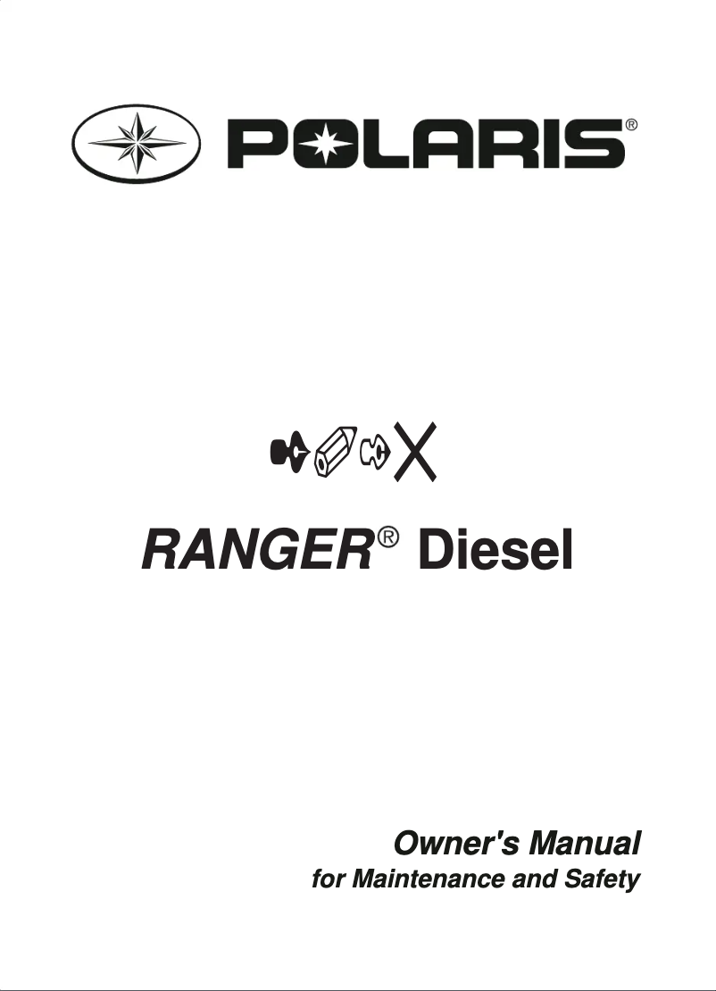 Page 1 de la notice Manuel utilisateur Polaris Ranger Diesel (2015)