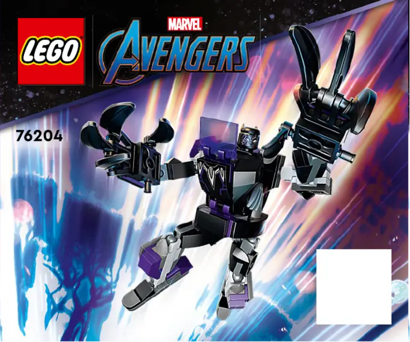 Page 1 de la notice Manuel utilisateur Lego Marvel Superheroes 76204