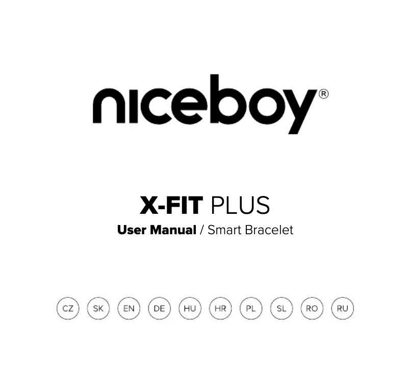 Page 1 de la notice Manuel utilisateur Niceboy X-fit Plus
