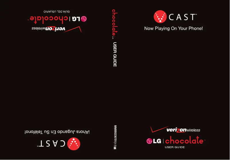 Page n°1 - Manuel utilisateur LG VX8550