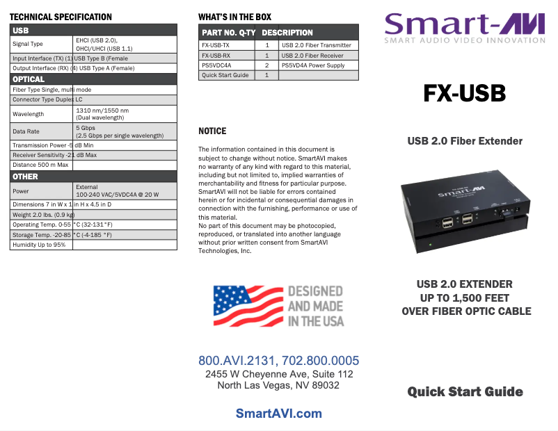 Image de la première page du manuel de l'appareil FX-USB
