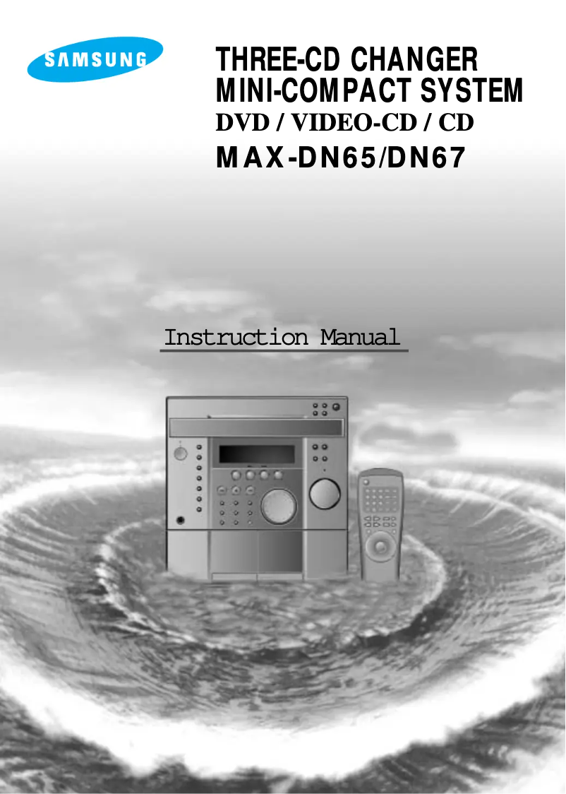 Image de la première page du manuel de l'appareil MAX-DN65