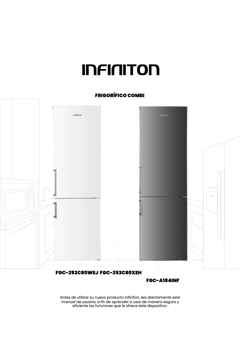 Page 1 of the manual User Manual Infiniton FGC-A184INF