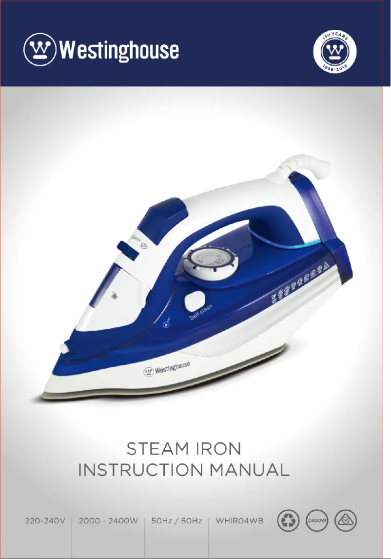 Image de la première page du manuel de l'appareil WHIR04WB