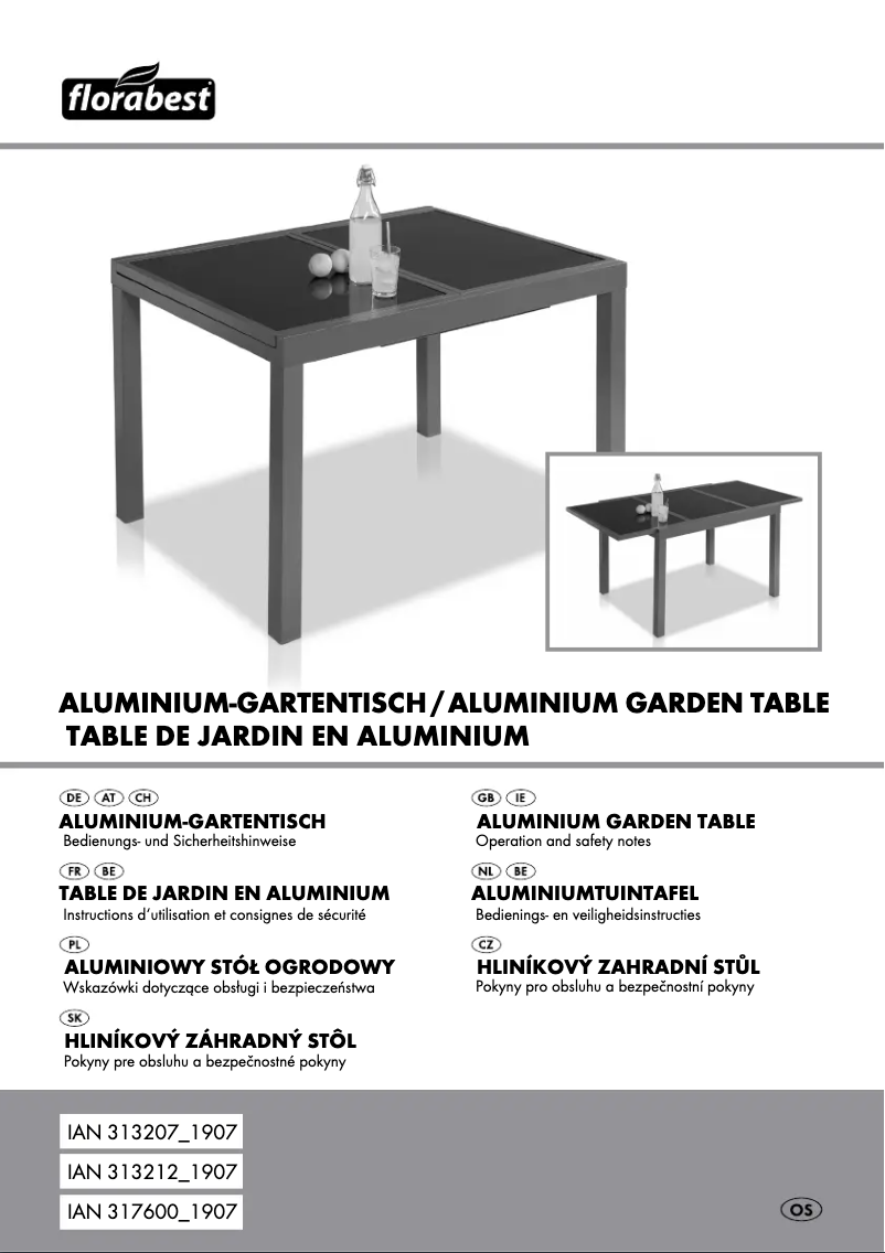 Page n°1 - Manuel utilisateur Florabest HG05720