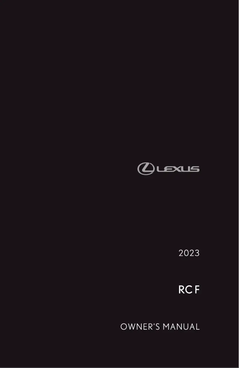Imagen de la primera página del manual del dispositivo RC F (2023)