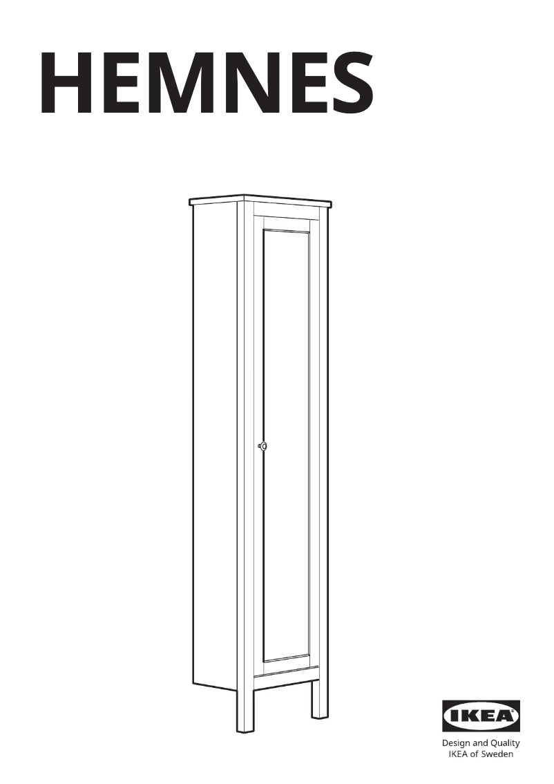 Image de la première page du manuel de l'appareil HEMNES 403.489.99