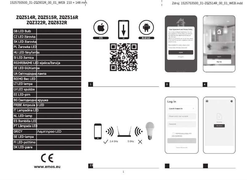 Página 1 del manual Manual de usuario Emos ZQZ832R