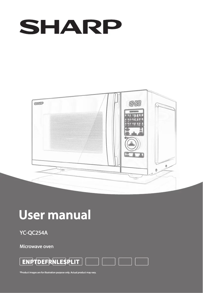 Page n°1 - Manuel utilisateur Sharp YC-QC254A