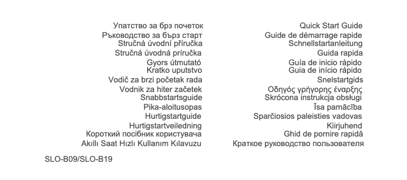 Page 1 de la notice Manuel utilisateur Huawei Watch Fit 3