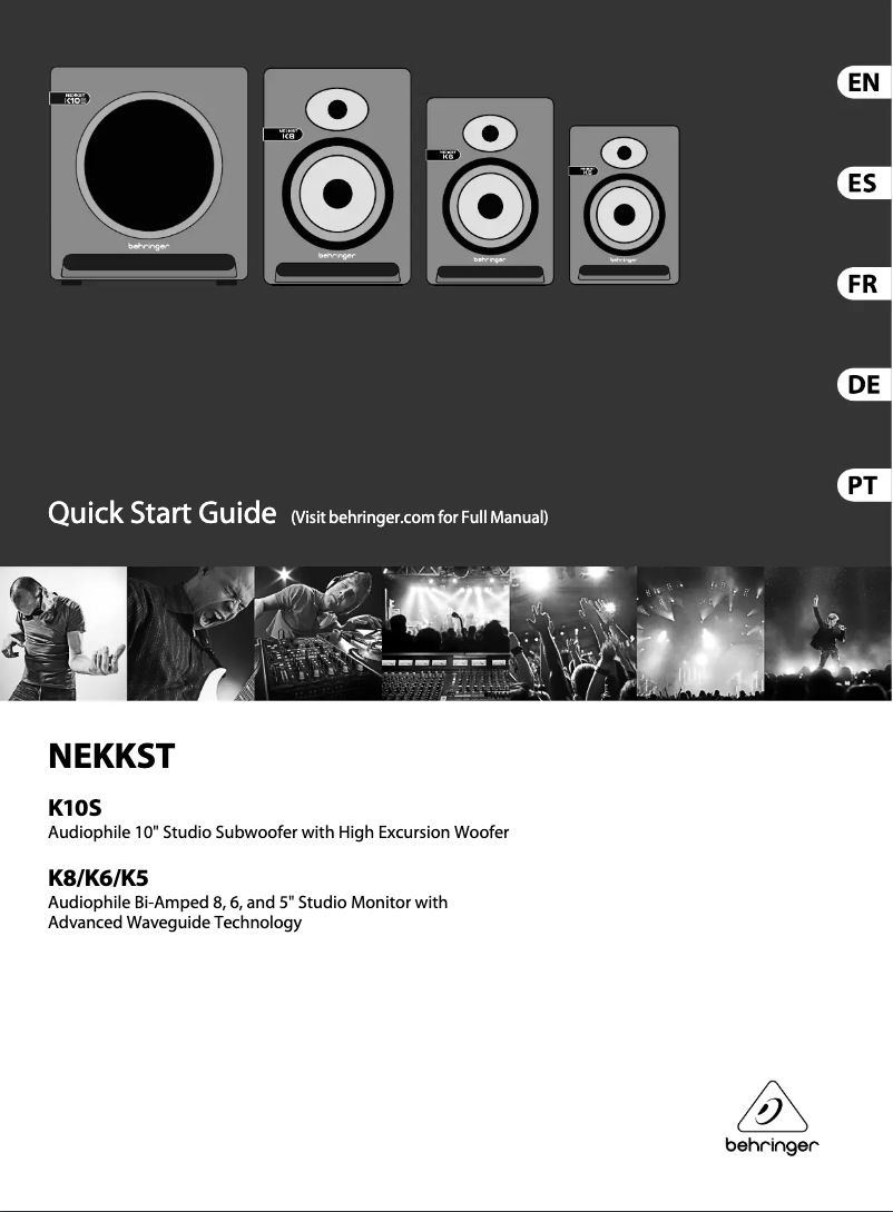 Image de la première page du manuel de l'appareil NEKKST K10S