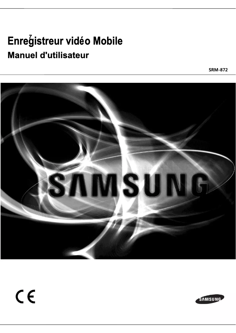 Image de la première page du manuel de l'appareil SRM-872