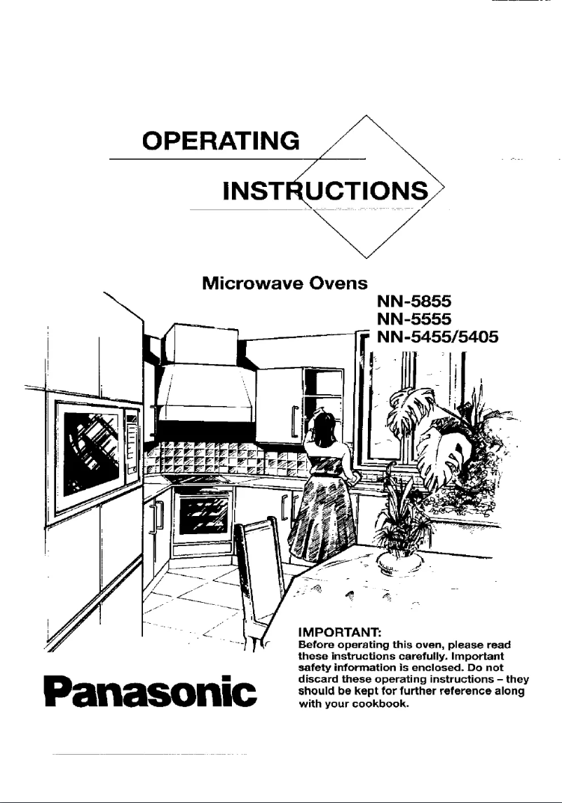 Page n°1 - Manuel utilisateur Panasonic NN-5555