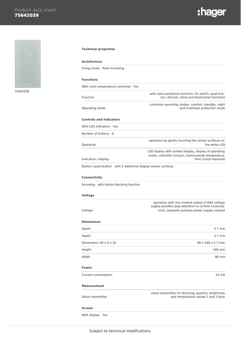 Image de la première page du manuel de l'appareil 75642039