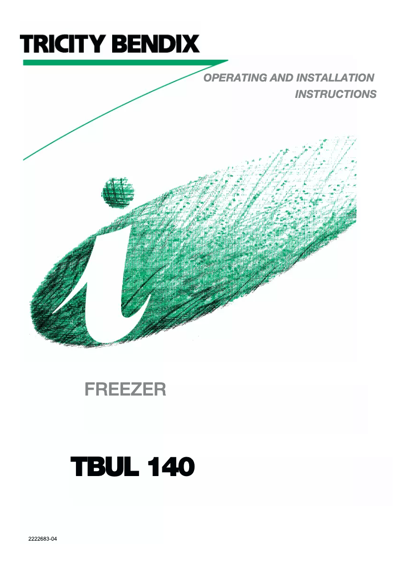 Image de la première page du manuel de l'appareil TBUL140