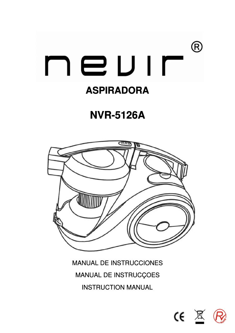 Page n°1 - Manuel utilisateur Nevir NVR-5126A