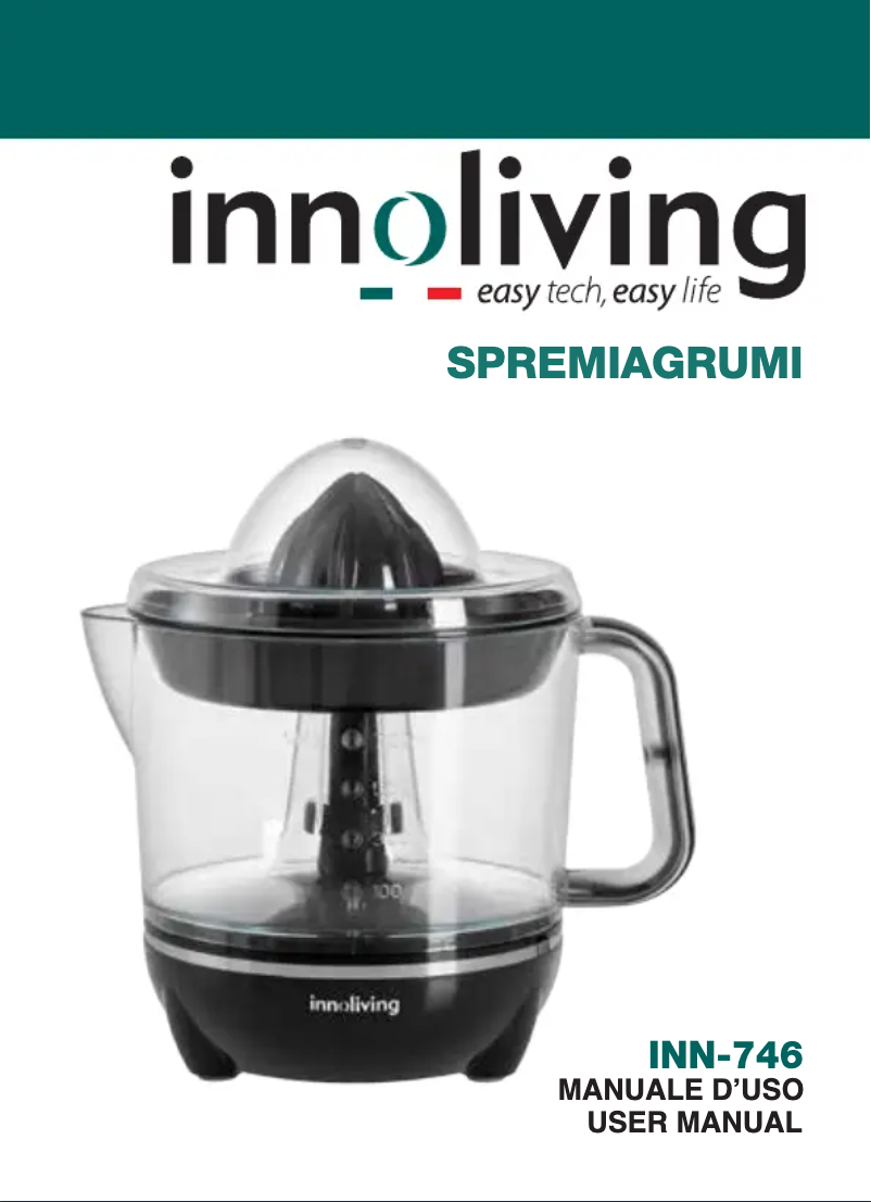 Page n°1 - Manuel utilisateur Innoliving INN-746