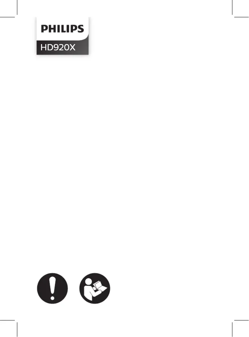 Página 1 del manual Guía de inicio rápido Philips Walita RI9201