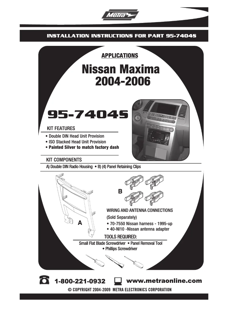 Image de la première page du manuel de l'appareil 95-7404S