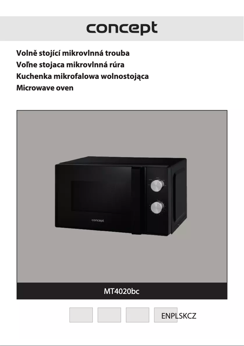 Page 1 de la notice Manuel utilisateur Concept MT4020BC