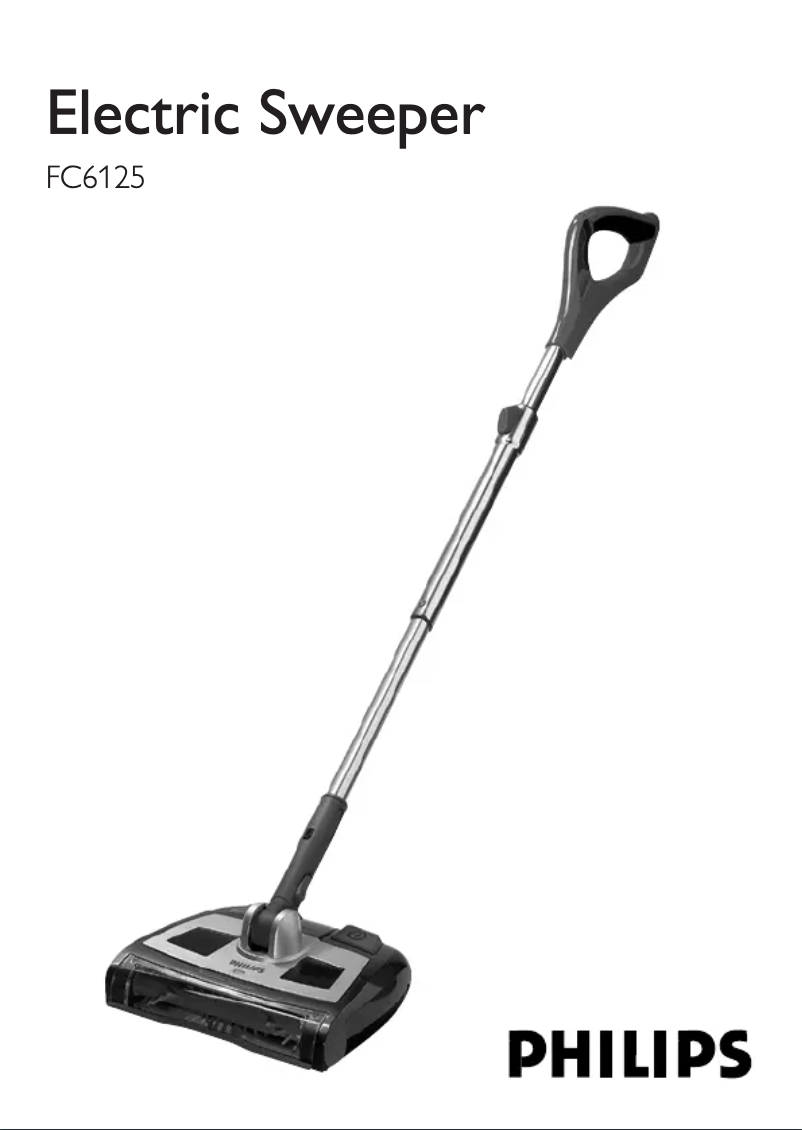 Page 1 de la notice Manuel utilisateur Philips Electric Sweeper FC6125