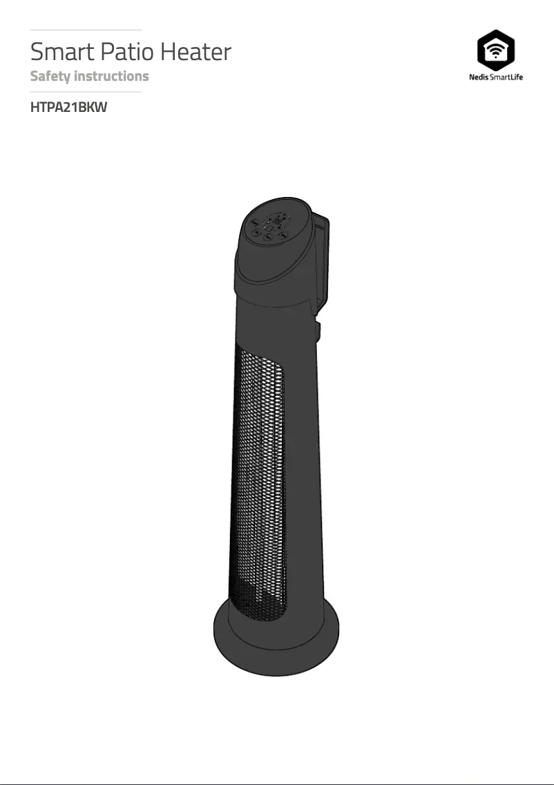 Page 1 de la notice Manuel utilisateur Nedis HTPA21BKW