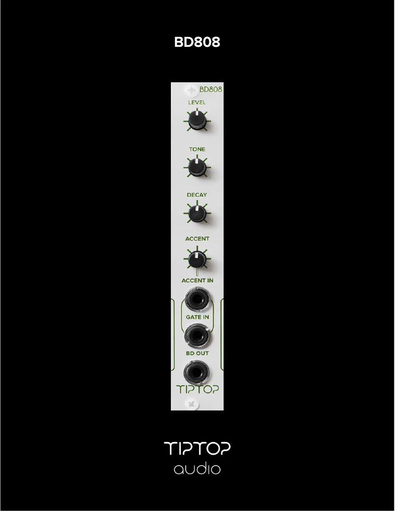 Image de la première page du manuel de l'appareil BD808