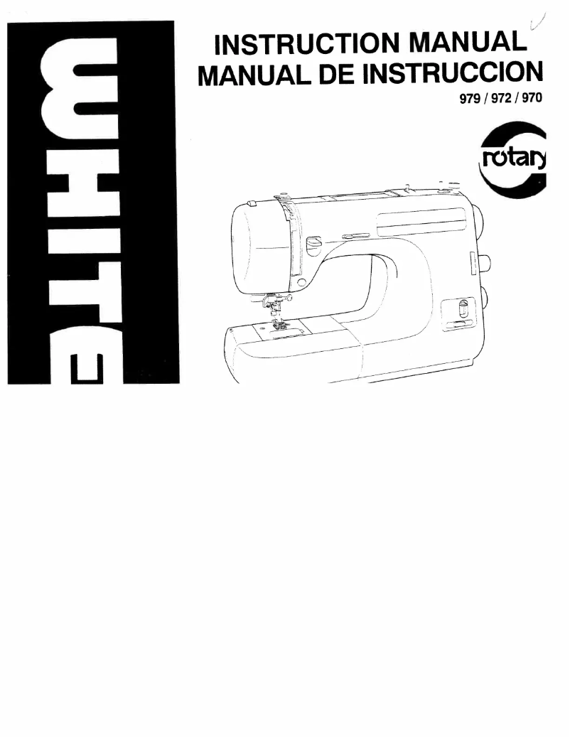 Image de la première page du manuel de l'appareil W979