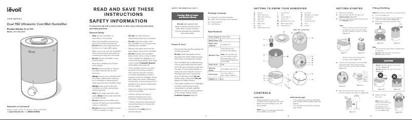 Imagen de la primera página del manual del dispositivo Dual 150