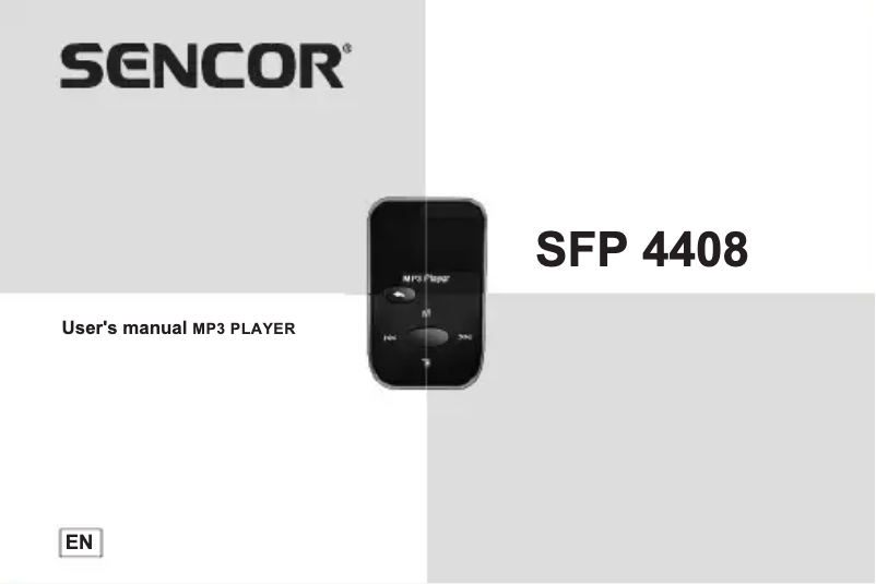 Page 1 de la notice Manuel utilisateur Sencor SFP 4408