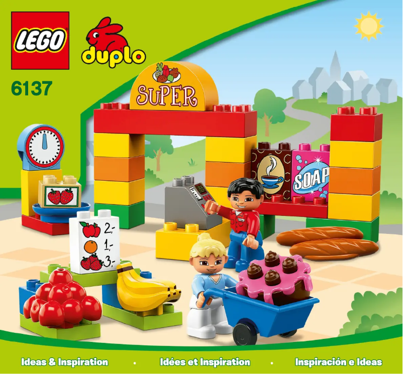 Page n°1 - Manuel utilisateur Lego Duplo 6137