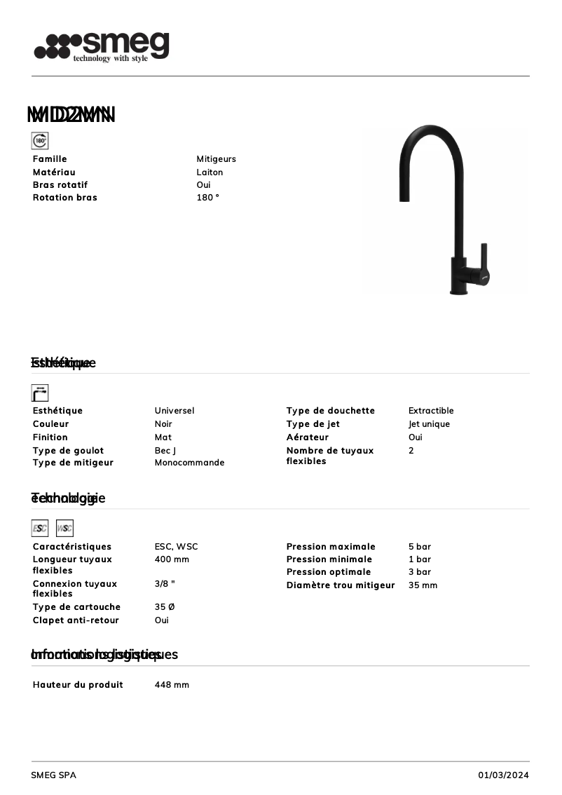 Image de la première page du manuel de l'appareil MID2MN
