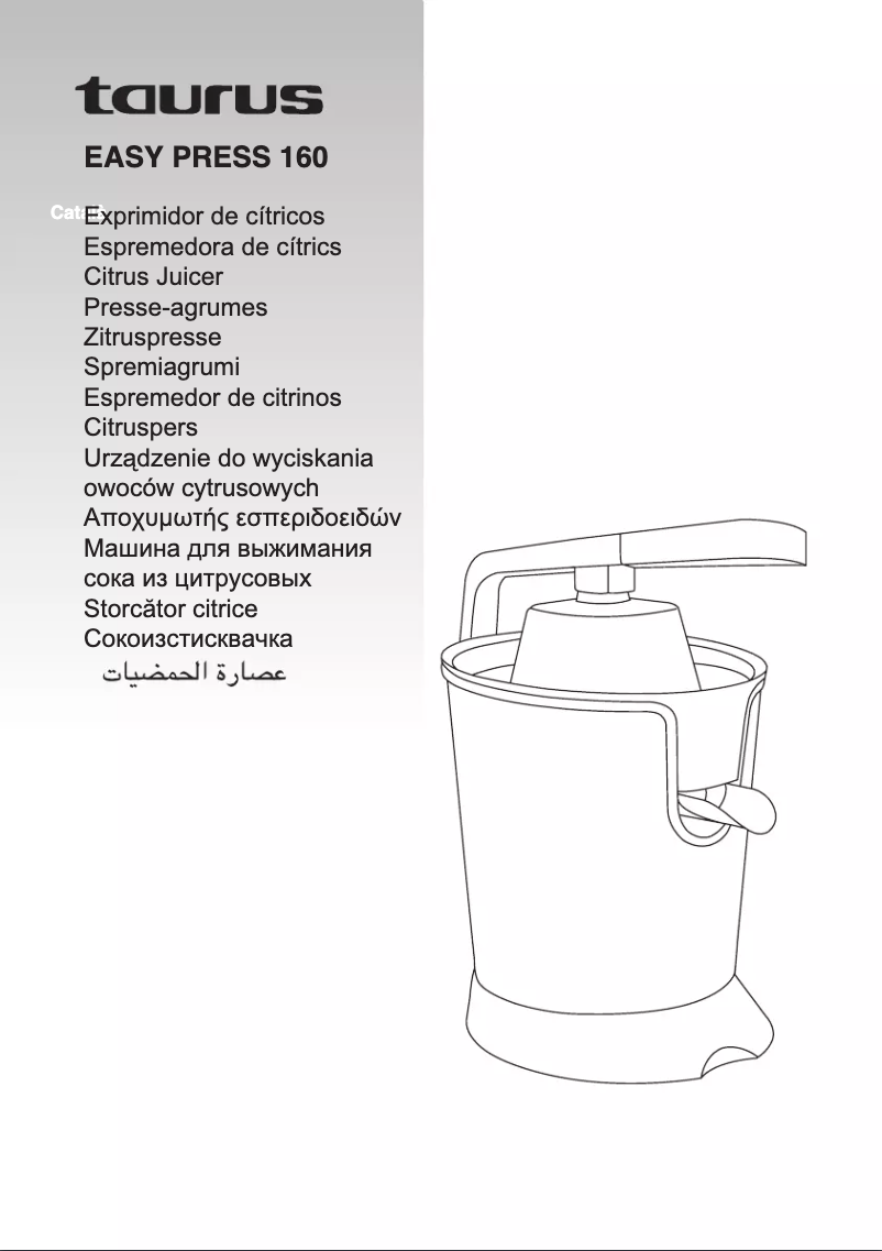 Page 1 de la notice Manuel utilisateur Taurus Citrus 160 Legend