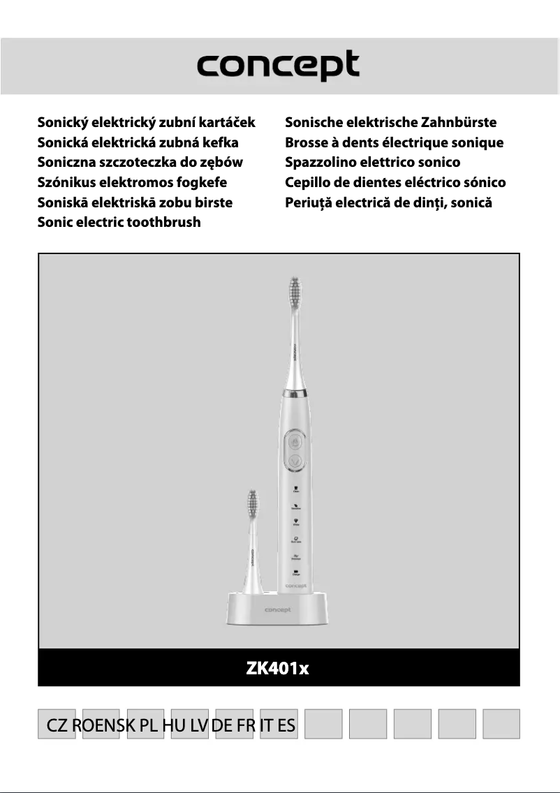 Page 1 de la notice Manuel utilisateur Concept Perfect Smile ZK4011