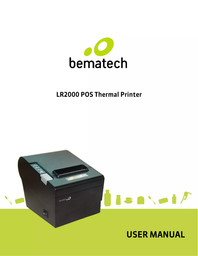 Page n°1 - Manuel utilisateur Bematech LR2000E