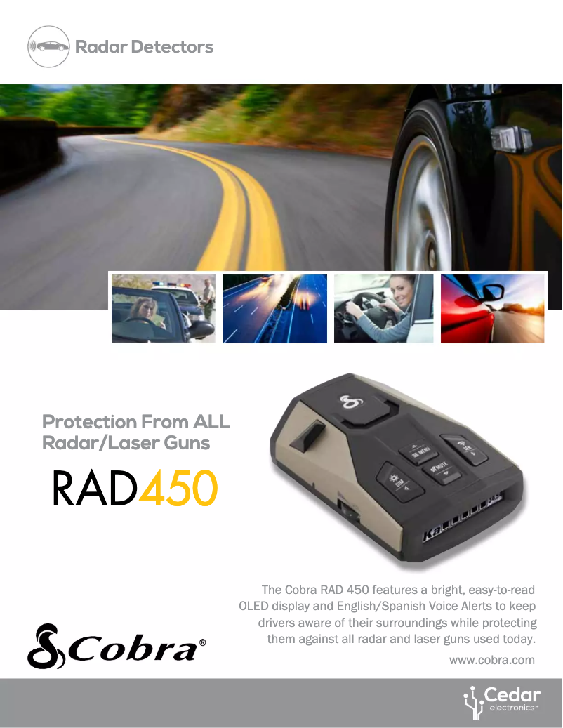 Image de la première page du manuel de l'appareil RAD 450