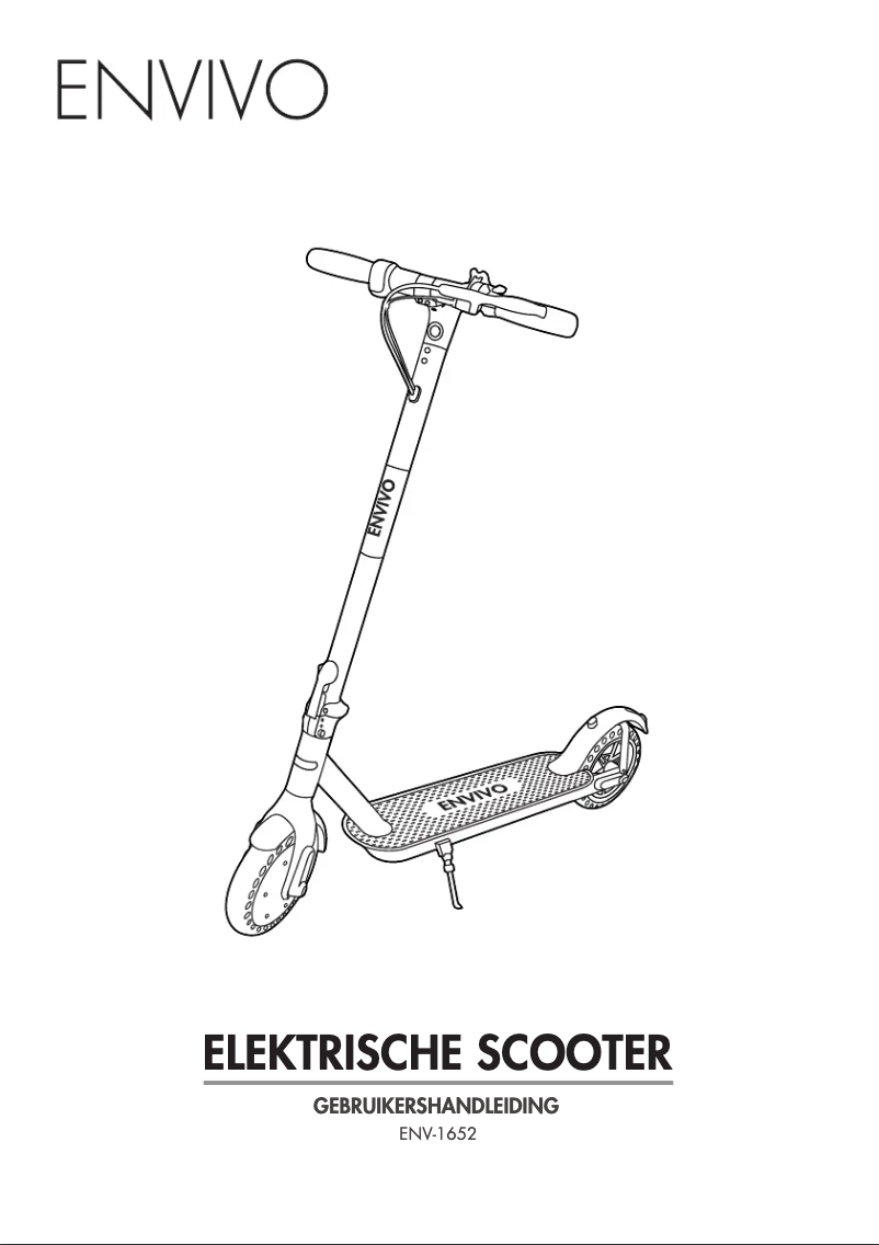 Page 1 de la notice Manuel utilisateur Envivo ENV-1652