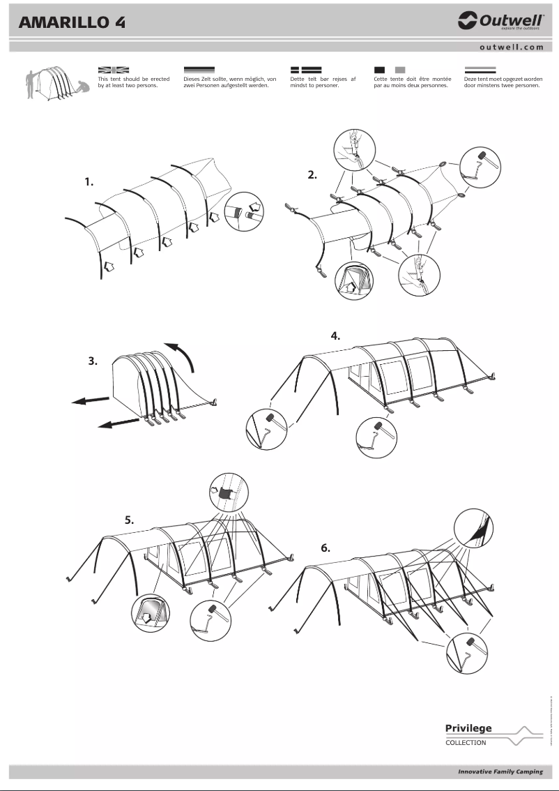Imagen de la primera página del manual del dispositivo Privilege Amarillo 4