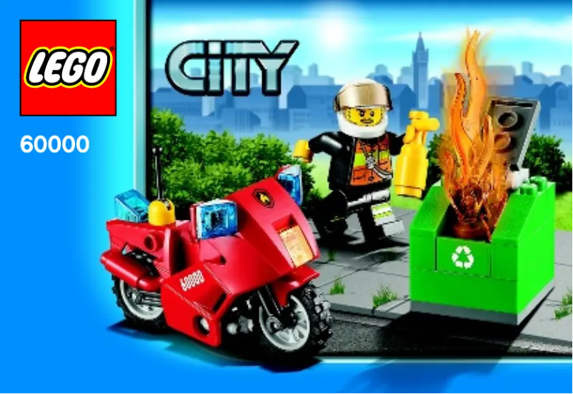 Page n°1 - Manuel utilisateur Lego Fire Motorcycle