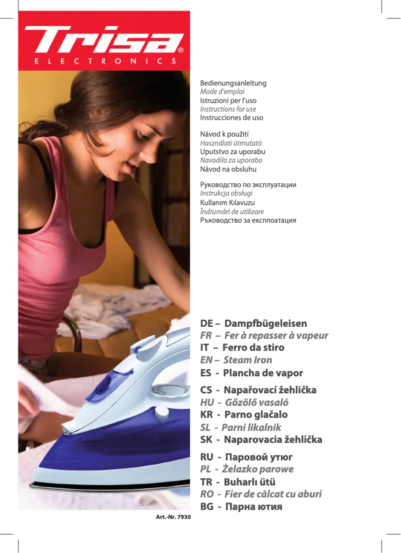 Page 1 de la notice Manuel utilisateur Trisa Easy Glide 2000