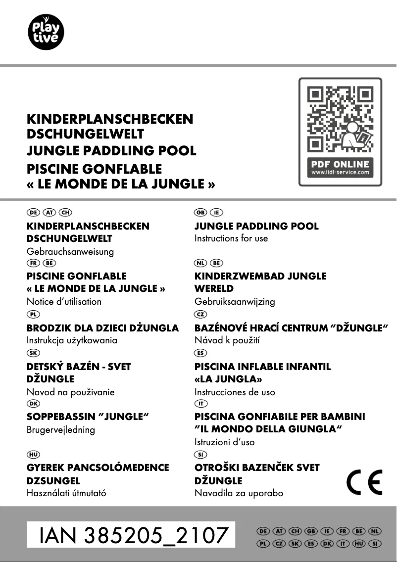 Imagen de la primera página del manual del dispositivo IAN 385205