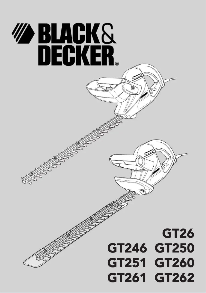 Image de la première page du manuel de l'appareil GT250