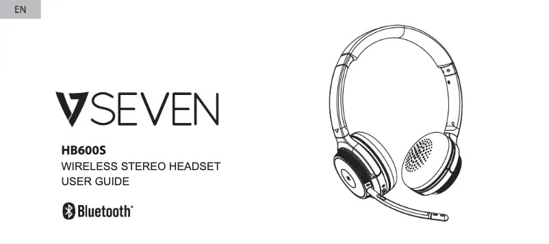 Page 1 de la notice Manuel utilisateur V7 HB600S