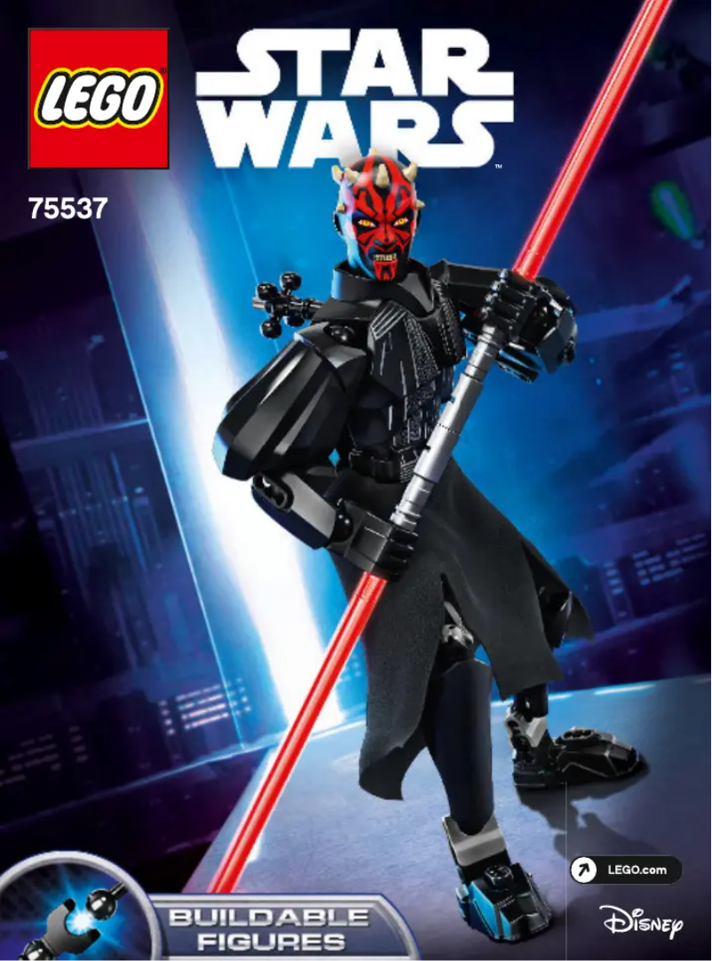 Page n°1 - Consignes visuelles Lego Star Wars 75537