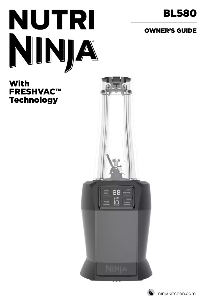 Page 1 de la notice Manuel utilisateur Ninja BL580