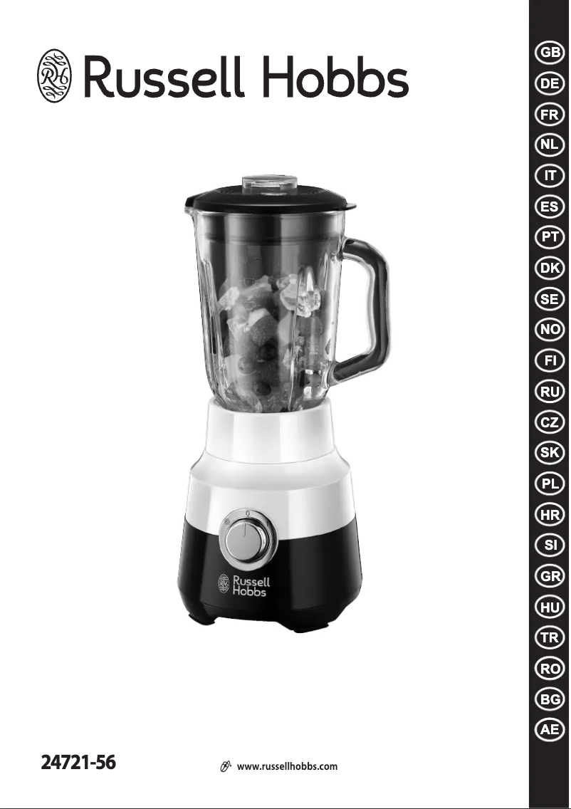 Page 1 de la notice Manuel utilisateur Russell Hobbs 24721-56